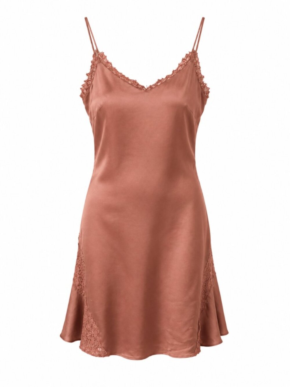 Banana Republic Dusty Rose Lace Trim Slip Dress Size 6